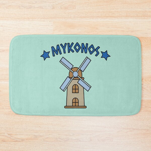 Item preview, Mykonos island in greece with windmill  designed and sold by Donutlovers.