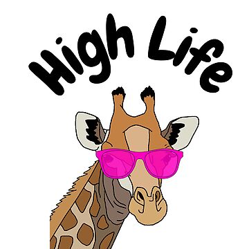 Giraffe. Livin the high life' Women's Sport T-Shirt