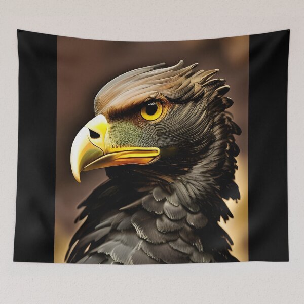 Item preview, Black Vulture portrait, impasto, Ai Generated Art  designed and sold by ACC .