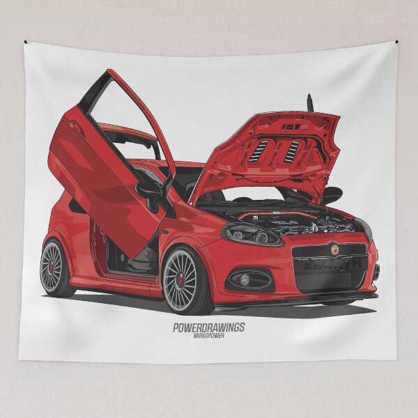 Item preview, Abarth Punto tuning designed and sold by POWERDRAWINGS.