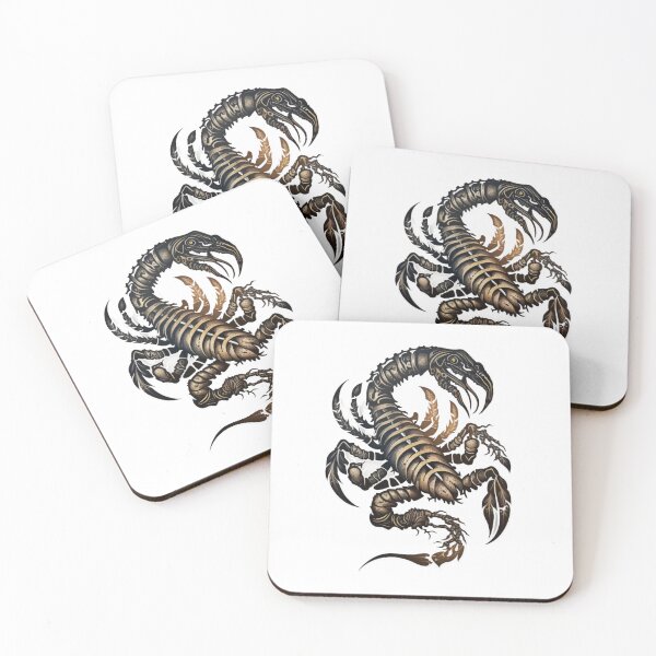 Item preview, Black And Yellow Scorpion Tattoo Sticker designed and sold by Media-DK.