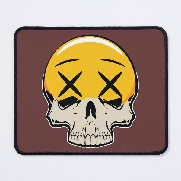 Item preview, Half emoticon half skull designed and sold by Donutlovers.