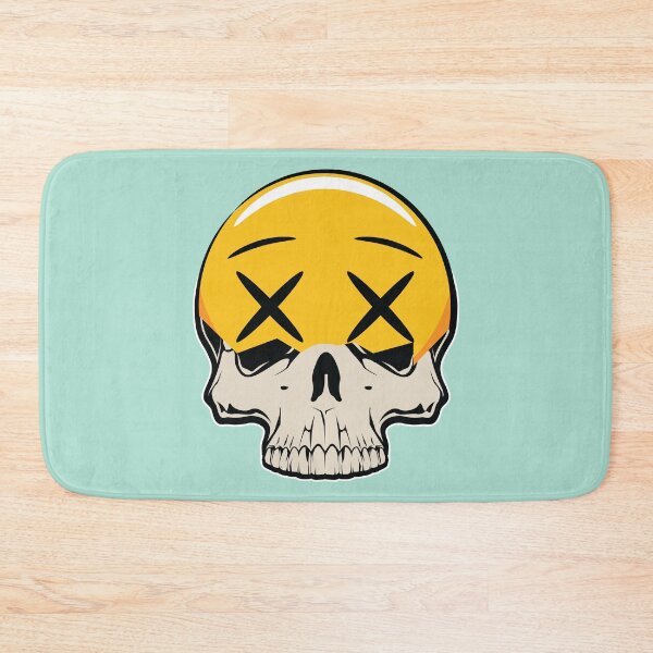 Item preview, Half emoticon half skull  designed and sold by Donutlovers.