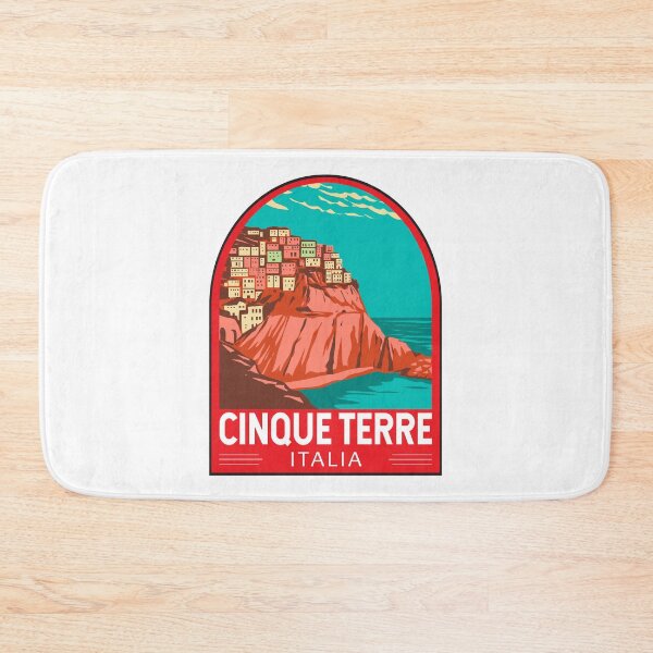 Item preview, Cinque Terre Italy Travel Art Emblem designed and sold by KrisSidDesigns.
