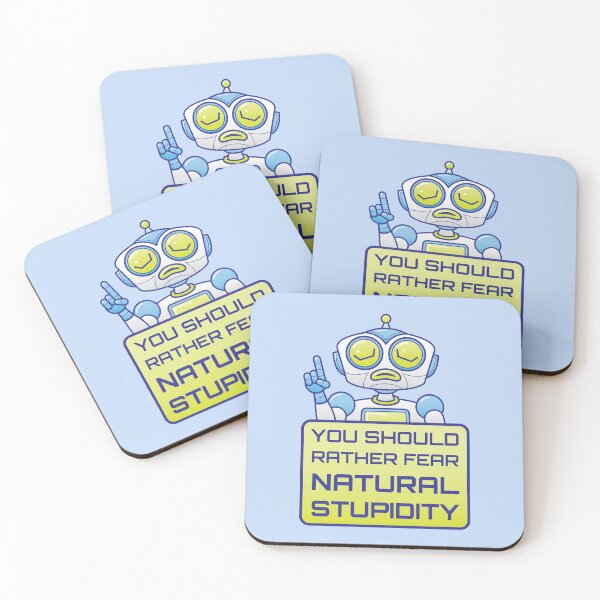 Item preview, Embrace the Future: Choose Artificial Intelligence over Natural Stupidity designed and sold by Zoo-co.