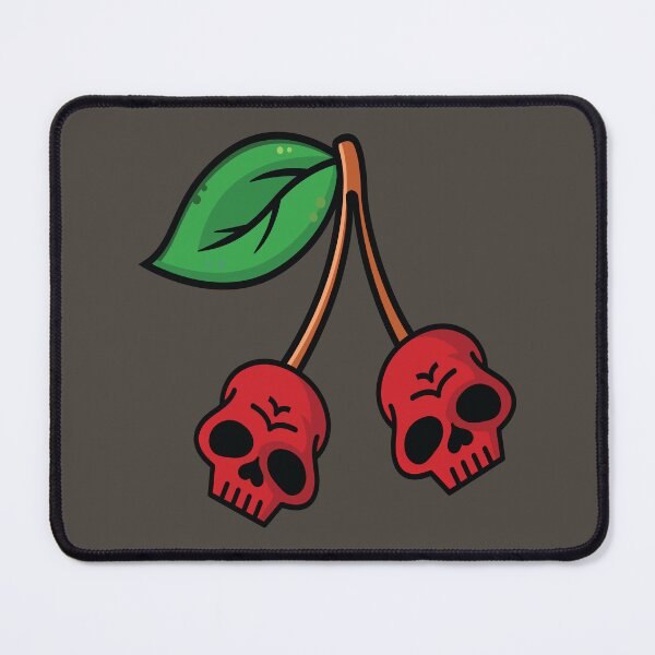 Item preview, Fresh cherry fruit on skull head designed and sold by Donutlovers.