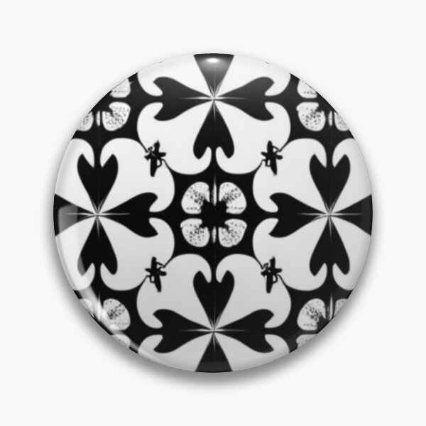 Item preview, Fractal pattern black and white, black and white geometric design designed and sold by Artcolage87.