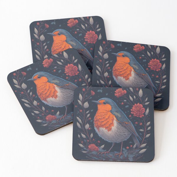 Item preview, Robin bird design sticker vector art designed and sold by ROBIN MACGREGOR.