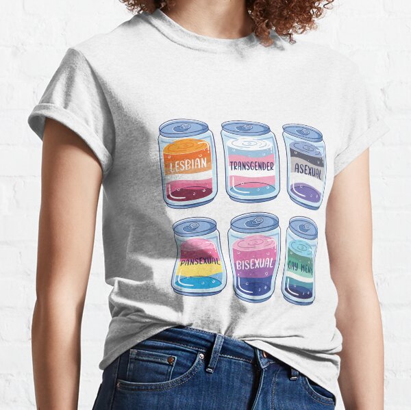 LGBT PRIDE CANETTE T-shirt classique