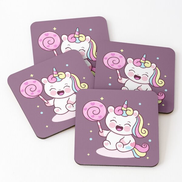 Item preview, Cute Unicorn Enjoying Candy designed and sold by OFMdesigns.
