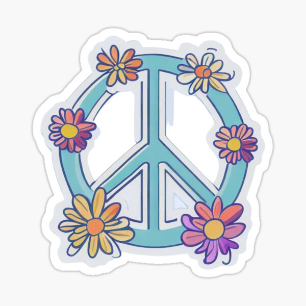 Love, joy and peace Sticker