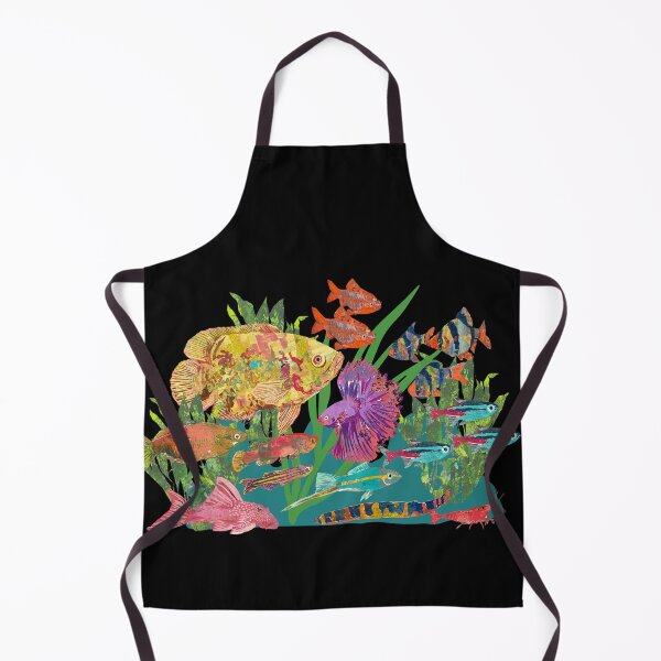 Item preview, School of Colorful Tropical Freshwater Fish designed and sold by ginaisarty.