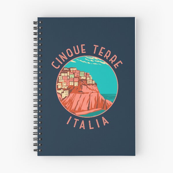 Item preview, Cinque Terre Italy Distressed Circle designed and sold by KrisSidDesigns.