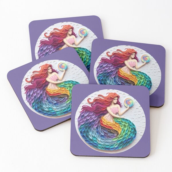 Item preview, Mermaid with Rainbow Scales designed and sold by AdiRemba.