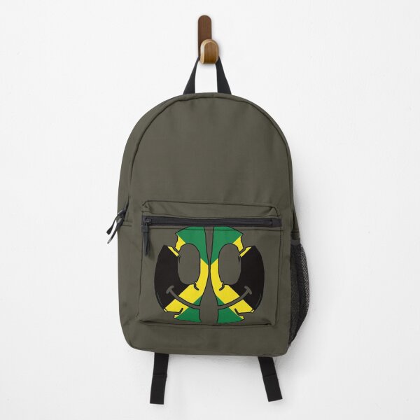 Item preview, Jamaican flag on emoticon face designed and sold by Donutlovers.