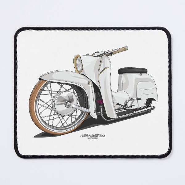 Item preview, Simson Schwalbe Low White designed and sold by POWERDRAWINGS.
