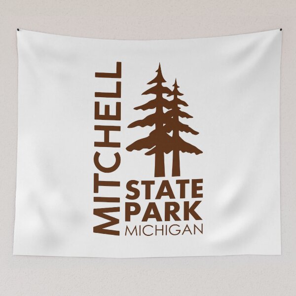 Item preview, Mitchell State Park Michigan Pines designed and sold by bivenart.