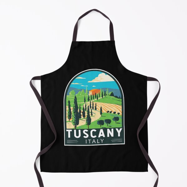 Item preview, Tuscany Italy Vineyard Travel Retro Emblem designed and sold by KrisSidDesigns.