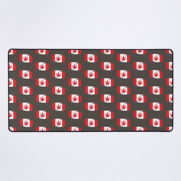 Item preview, Canadian flag with cannabis leaf designed and sold by Donutlovers.
