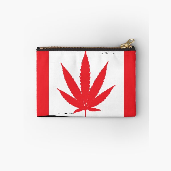 Item preview, Canadian flag with cannabis leaf  designed and sold by Donutlovers.