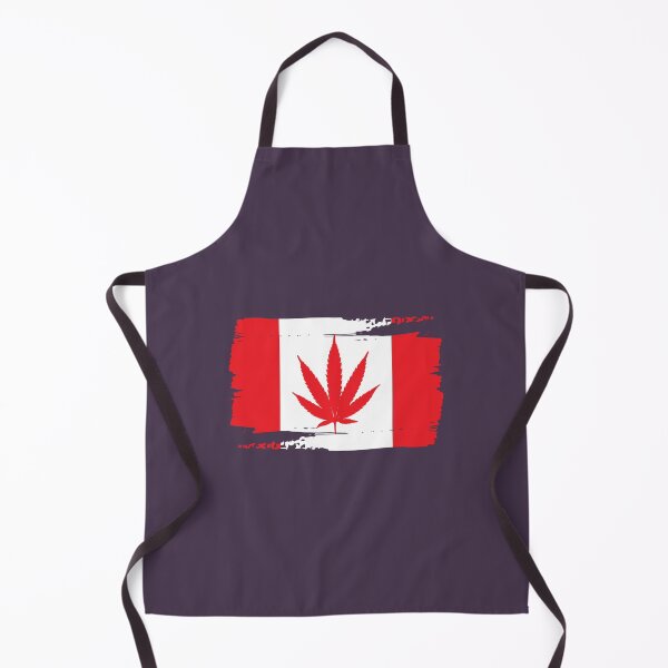 Item preview, Canadian flag with cannabis leaf designed and sold by Donutlovers.