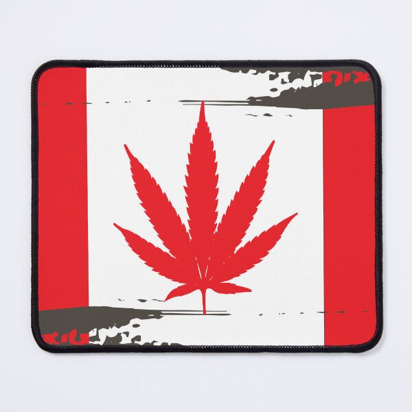 Item preview, Canadian flag with cannabis leaf designed and sold by Donutlovers.