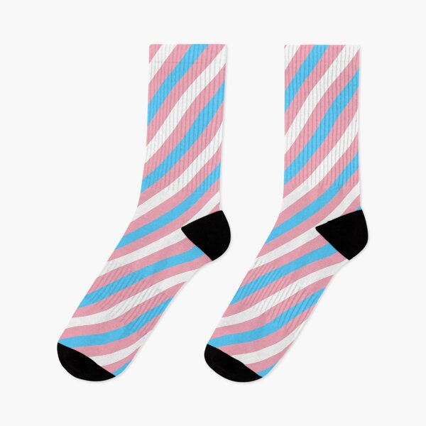 Item preview, Diagonally Striped Transgender Pride Flag designed and sold by ontrendshirts.
