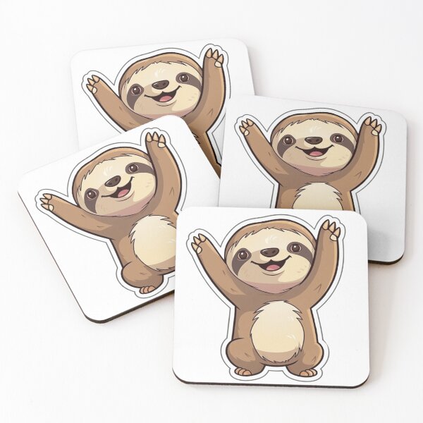 Item preview, High Cute Sloth Sticker designed and sold by Media-DK.