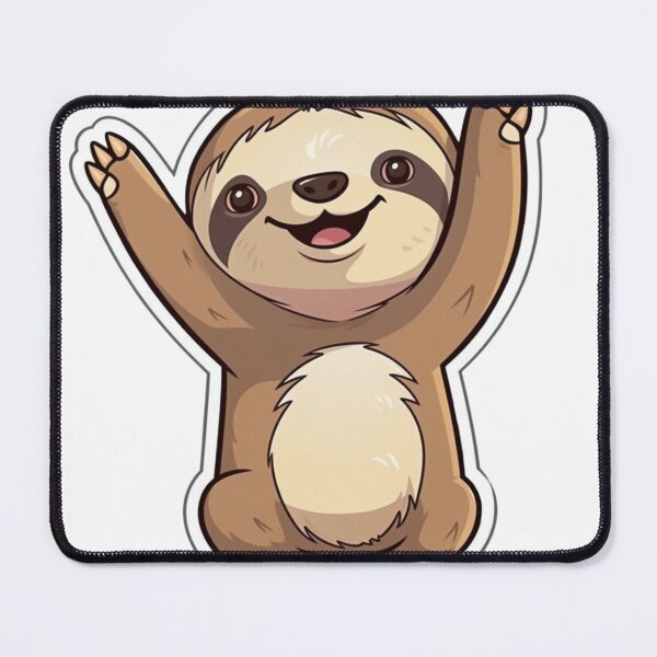 Item preview, High Cute Sloth Sticker designed and sold by Media-DK.