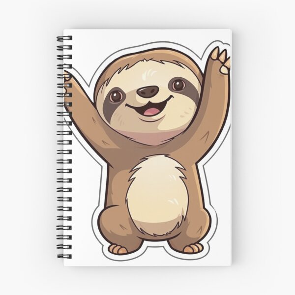 Item preview, High Cute Sloth Sticker designed and sold by Media-DK.