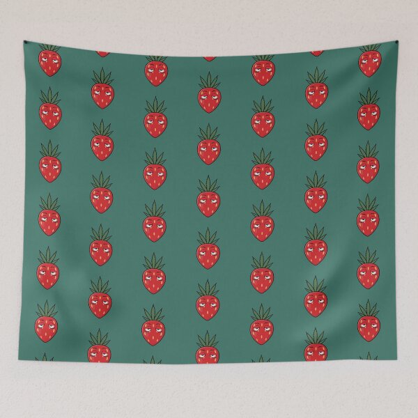 Item preview, Stoned strawberry fruit with weed leaf  designed and sold by Donutlovers.