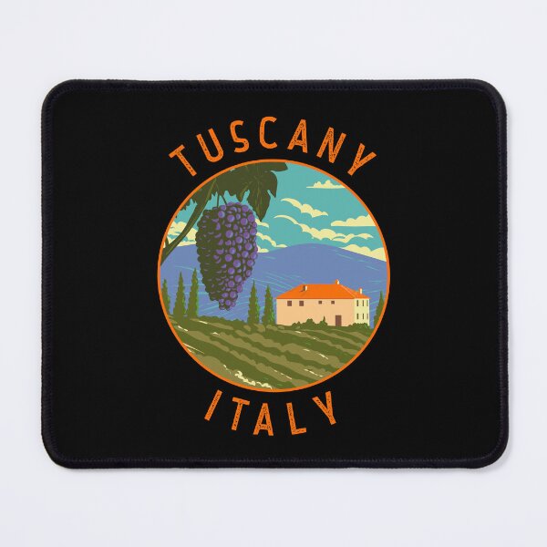 Item preview, Tuscany Italy Vineyard Distressed Circle designed and sold by KrisSidDesigns.