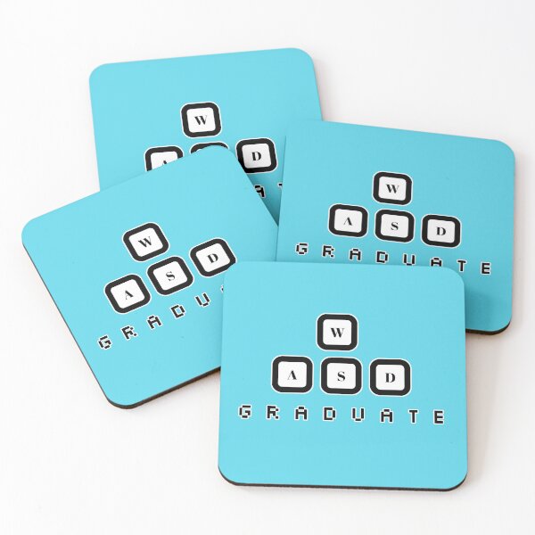 Item preview, W+S+A+D: Graduate Perfect for the Student Gamer designed and sold by Winter--Flowers.
