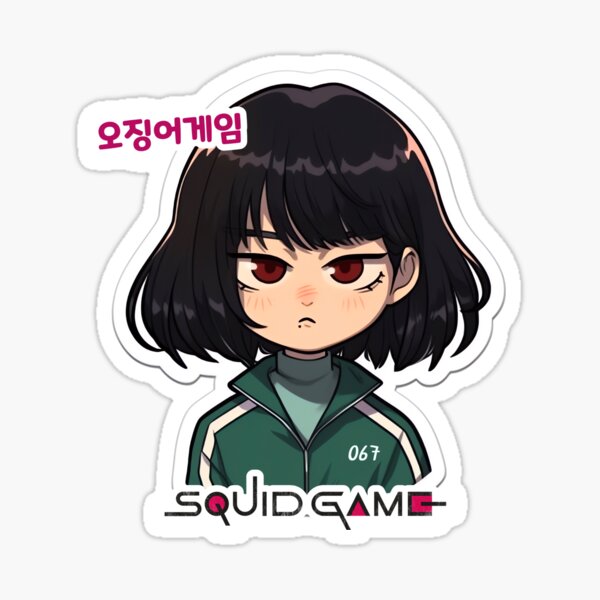 Item preview, Squid Game Sticker Sae Byeok S067 Character Korean designed and sold by Bebichic.