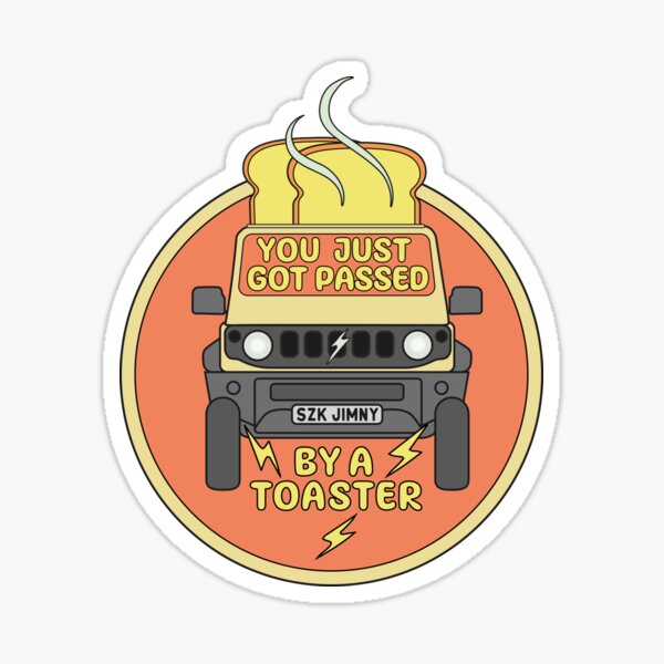 Vista previa del artículo con la obra «Chifón Marfil Jimny Funny Toaster Power», diseñado y vendido por stoicjimny.