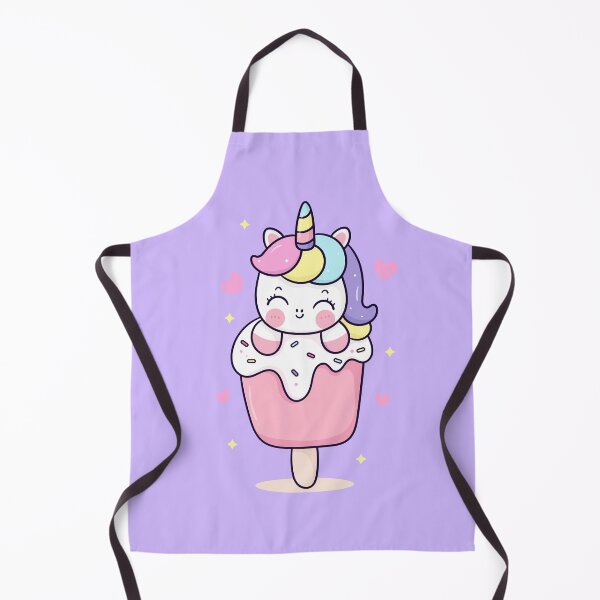 Item preview, Cute Kawaii Unicorn with Delicious Ice Cream designed and sold by OFMdesigns.