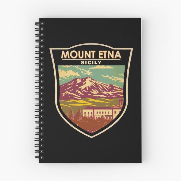 Item preview, Mount Etna Sicily Badge designed and sold by KrisSidDesigns.