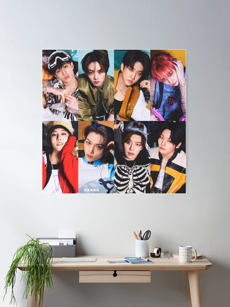 Stray Kids 5STAR SKZ 스트레이 키즈 3RACHA ot8 members poster