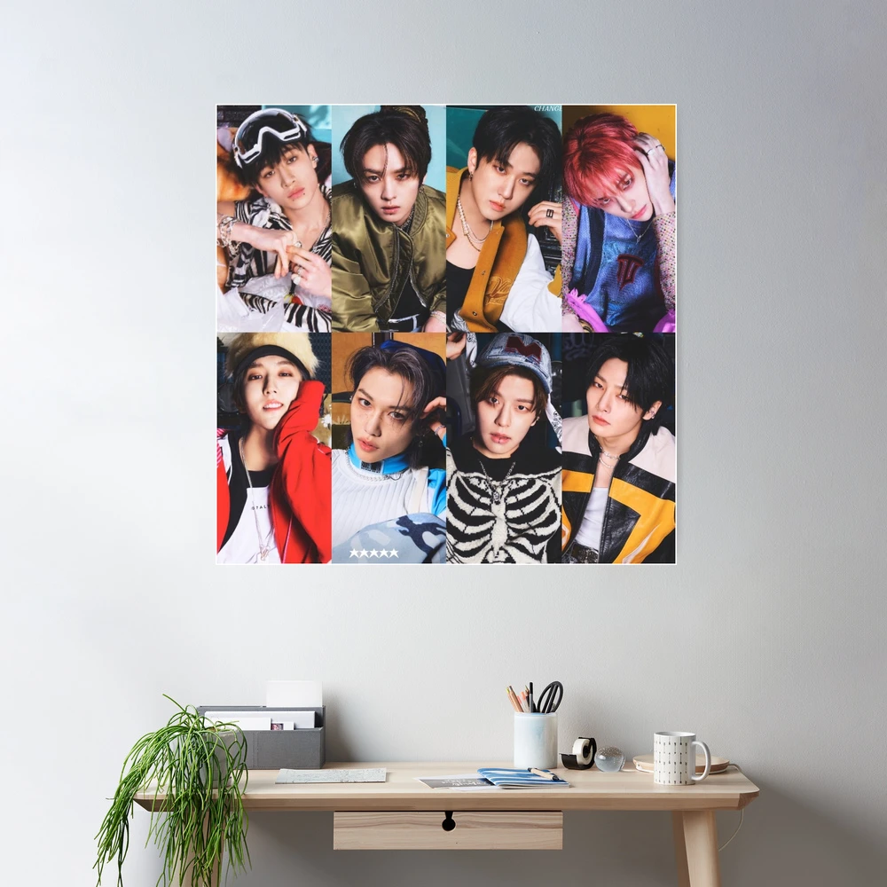 Stray Kids 5STAR SKZ 스트레이 키즈 3RACHA ot8 members poster