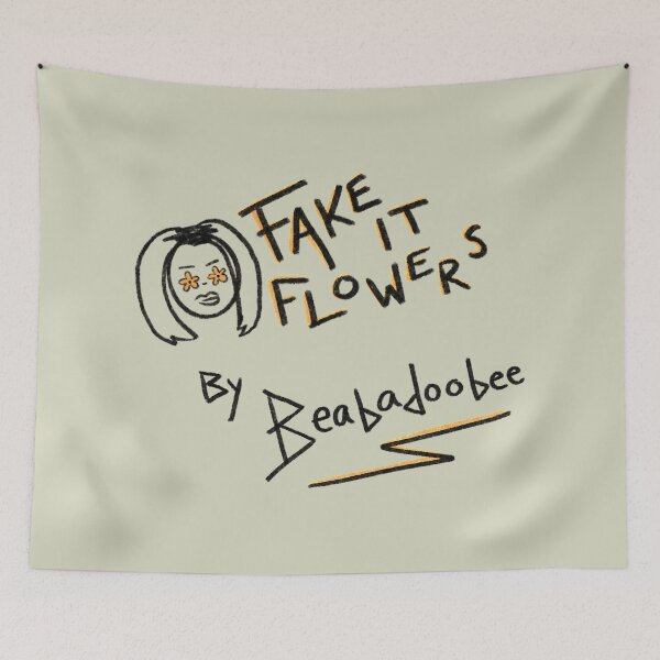 Item preview, Fake It Flowers Beabadoobee sketch designed and sold by KarelLaflamme.