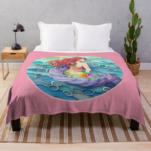 Item preview, Mermaid Magic with Rainbow Scales designed and sold by AdiRemba.