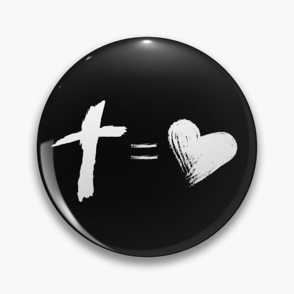 Item preview, Jesus is Love | Cross equals Love | Cross equals Heart  designed and sold by Faith at Work.