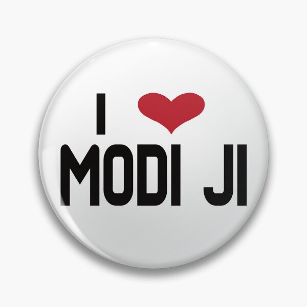Item preview, I love Modi Ji Welcome Modi Ji Love Heart India designed and sold by eviesfashion.