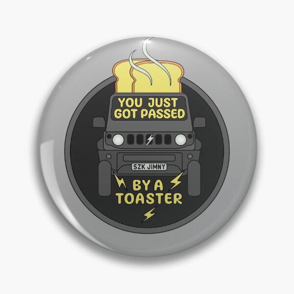 Item preview, Grey Jimny Funny Toaster Power designed and sold by stoicjimny.