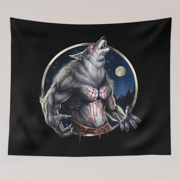 Item preview, Howling Werewolf designed and sold by underheaven.