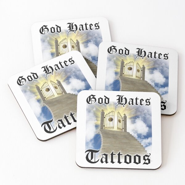 Item preview, God Hates Tattoos designed and sold by LewisSchuetz.