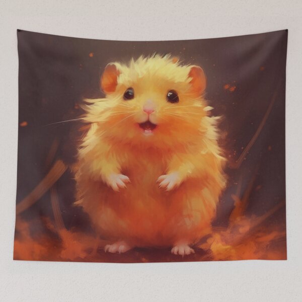 Item preview, Meet the Adorable Hamster: Your Tiny Furry Friend designed and sold by Boiledpancakes.