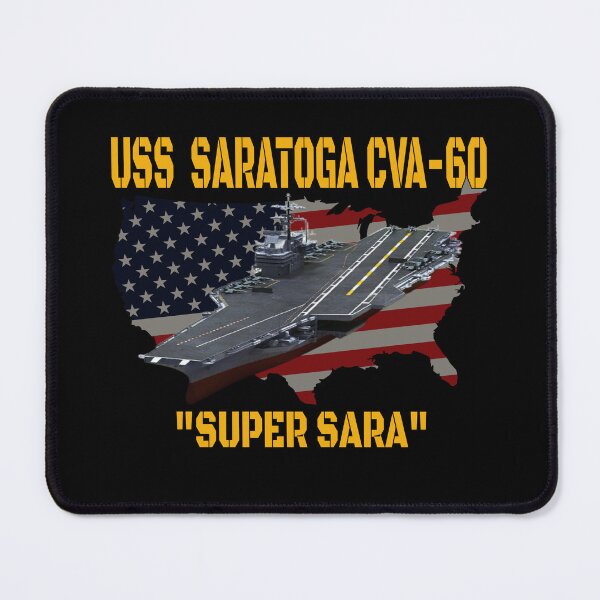 Item preview, Aircraft Carrier USS Saratoga CVA-60 Veterans Day designed and sold by ArtStudioKY.