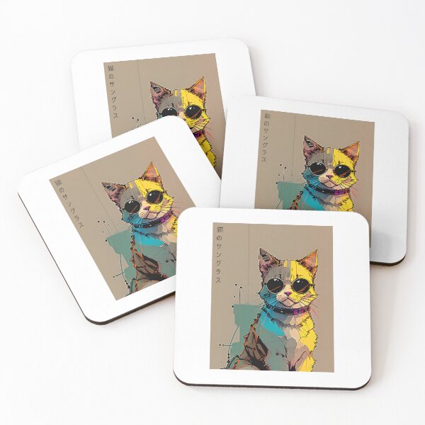 Item preview,  Cat with Sunglasses 1 designed and sold by CyberInc.