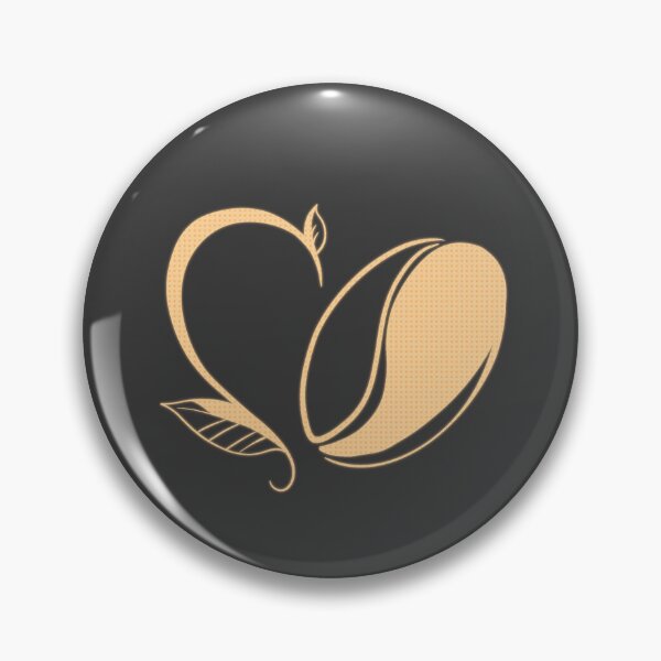 Item preview, Coffee heart simple icon for coffee lover designed and sold by Axolar.